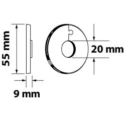 WIROFLEX® Klapprosette, Kunststoff -Sanitärinstallation Verkäufe unnamed file 2457