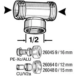 WIROFLEX® Schraubsystem, Messing -Sanitärinstallation Verkäufe unnamed file 2469