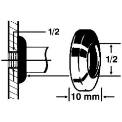 Rosette, Metall -Sanitärinstallation Verkäufe unnamed file 2667