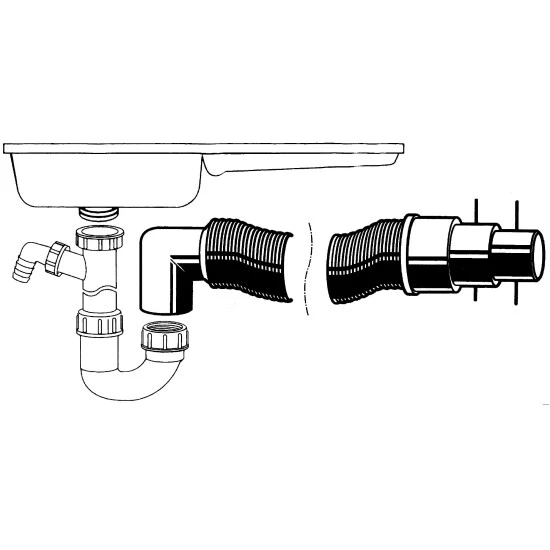 WELLWATER Ablauftechnik, Für Spülen, Kunststoff 2 WELLWATER Ablauftechnik, Für Spülen, Kunststoff – Bild 2