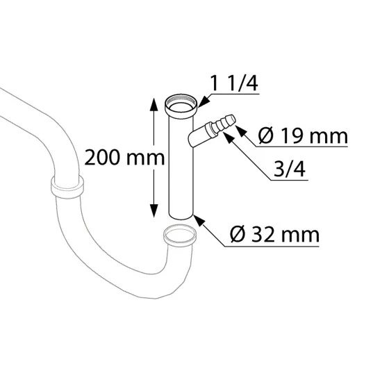 WELLWATER Ablauftechnik, Für Waschtische, Metall 2 WELLWATER Ablauftechnik, Für Waschtische, Metall – Bild 2