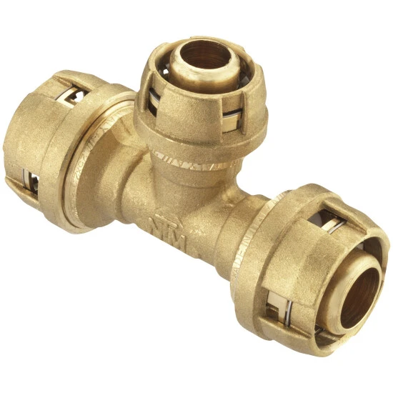 CORNAT Reduzier-T-Stück, Messing 1 CORNAT Reduzier-T-Stück, Messing