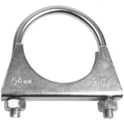 CONNEX Bügelschelle, Verzinkter Stahl, Alusilberfarben