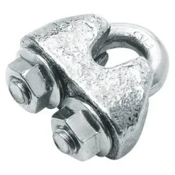 GECCO Seilklemme, Stahl, Silberfarben