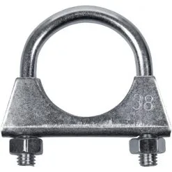 CONNEX Bügelschelle, Stahl/verzinkt, Alusilberfarben