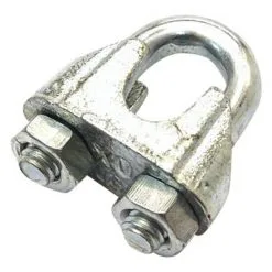 GECCO Seilklemme, Edelstahl, Edelstahlfarben