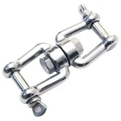 GECCO Wirbelschäkel, Edelstahl, Edelstahlfarben