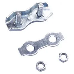 GECCO Duplexklemme »Duplex«, Stahl, Silberfarben