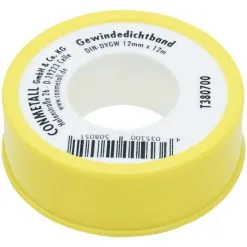 CORNAT Gewindedichtband, Polytetrafluorethylen (PTFE), Gelb