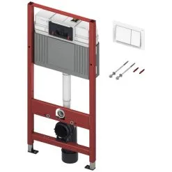 Vorwandelement »TECEbase«, BxH: 50 X 112 Cm, Rot/weiß/schwarz