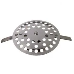 WELLWATER Haarsieb, Messing, Chromfarben