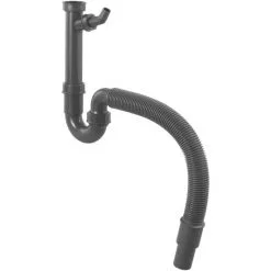 CORNAT Geruchsverschluss, Rezyklat, Schwarzgrau