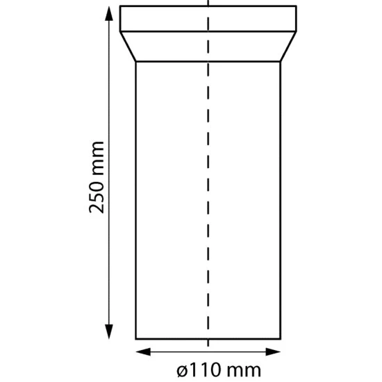 SANITOP-WINGENROTH Anschlussrohr, Kunststoff 2 SANITOP-WINGENROTH Anschlussrohr, Kunststoff – Bild 2