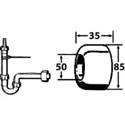 WELLWATER Rosette, Kunststoff -Sanitärinstallation Verkäufe unnamed file 2940