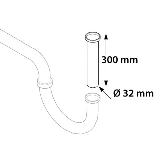 WELLWATER Tauchrohr, Metall 3 WELLWATER Tauchrohr, Metall – Bild 3