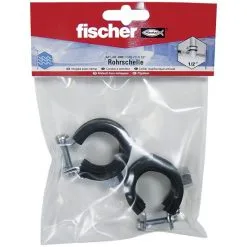 FISCHER Gelenk-Rohrschelle »FGRS Plus«, M 8, Galvanisierter Stahl