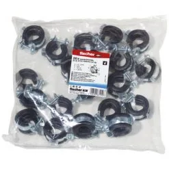 FISCHER Gelenk-Rohrschelle »FGRS Plus«, M 8, Galvanisierter Stahl