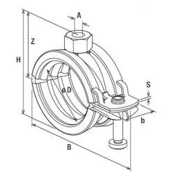 FISCHER Gelenk-Rohrschelle »FGRS Plus«, M 8, Galvanisierter Stahl 6 FISCHER Gelenk-Rohrschelle »FGRS Plus«, M 8, Galvanisierter Stahl -Sanitärinstallation Verkäufe unnamed file 2981