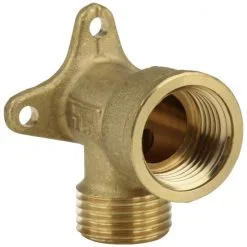 WELLWATER Klemmring-Wandscheibe, Messing, Innengewinde: 1/2"