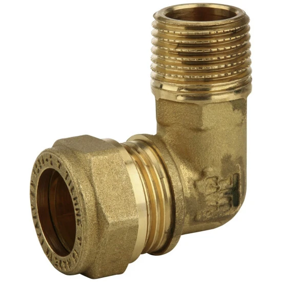 WELLWATER Winkelverschraubung, Messing 1 WELLWATER Winkelverschraubung, Messing