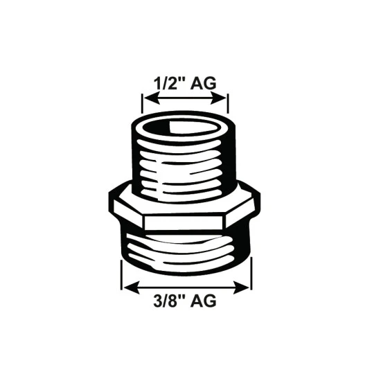 CORNAT Reduzierstück, Messing 2 CORNAT Reduzierstück, Messing – Bild 2