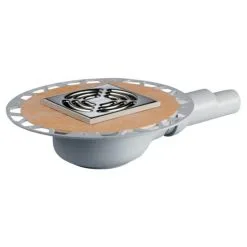 DALLMER Bodenablauf, Ø: 50 / 260 Mm, Kunststoff