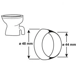 CORNAT Rohrverbinder, Gummi -Sanitärinstallation Verkäufe unnamed file 3060