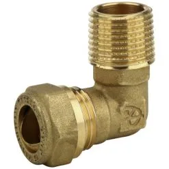 WELLWATER Steckwinkel, Messing