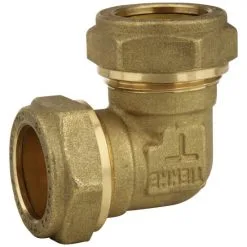 WELLWATER Klemmring-Winkel, Messing