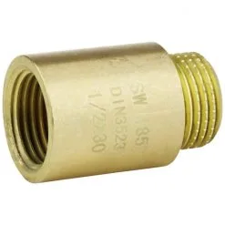 WELLWATER Hahnverlängerung, Messing, Innengewinde: 1/2"