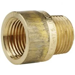 WELLWATER Hahnverlängerung, Rotguss, Innengewinde: 1/2"