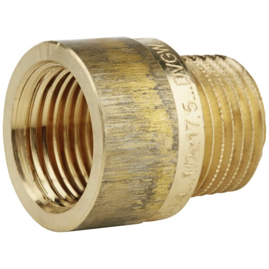 WELLWATER Hahnverlängerung, Rotguss, Innengewinde: 1/2" 1 WELLWATER Hahnverlängerung, Rotguss, Innengewinde: 1/2"