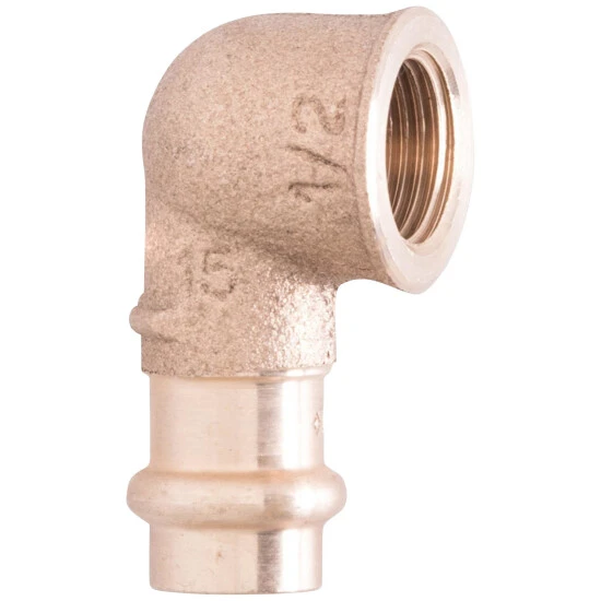 CORNAT Press-Übergangswinkel, Rotguss, Innengewinde: 1/2" 1 CORNAT Press-Übergangswinkel, Rotguss, Innengewinde: 1/2"