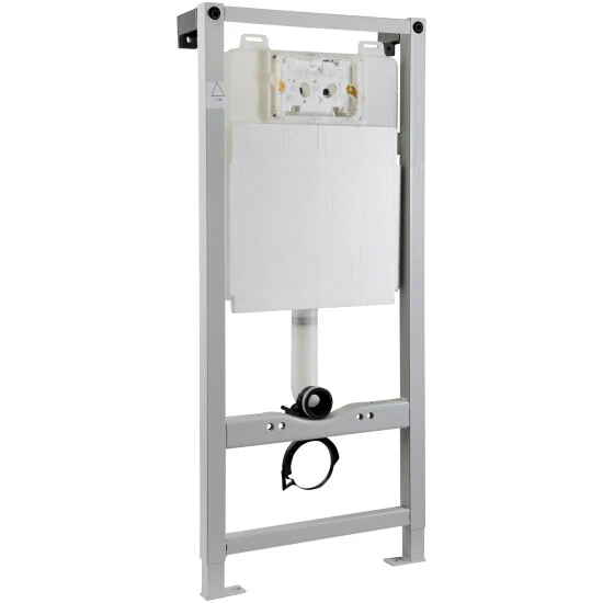 SANITOP-WINGENROTH Vorwandelement, Silberfarben 3 SANITOP-WINGENROTH Vorwandelement, Silberfarben – Bild 3