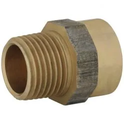 WELLWATER Übergangsnippel, Rotguss