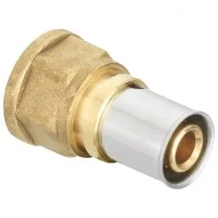 CORNAT Pressübergang, Edelstahl/Messing, Innengewinde: 1/2"