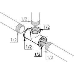 SANITOP-WINGENROTH T-Stück, Siliziumbronze -Sanitärinstallation Verkäufe unnamed file 3274