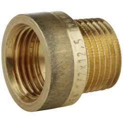 WELLWATER Hahnverlängerung, Rotguss, Innengewinde: 1/2"