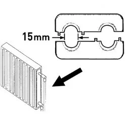 WELLWATER Doppel-Klapprosetten, Kunststoff -Sanitärinstallation Verkäufe unnamed file 3318