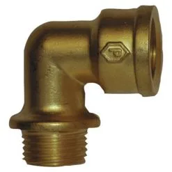 CORNAT Winkel, Messing, Innengewinde: 3/4"