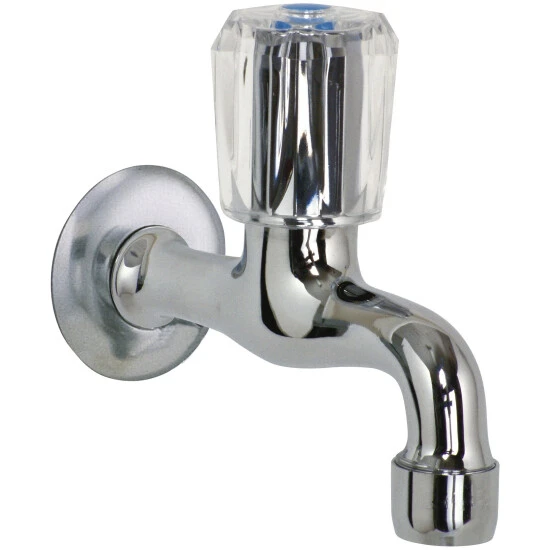 WELLWATER Wandventil »STANDARD PLUS«, Messing, Glänzend, ½" 1 WELLWATER Wandventil »STANDARD PLUS«, Messing, Glänzend, ½"