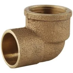 SANITOP-WINGENROTH Winkel, Rotguss, Innengewinde: 3/4"