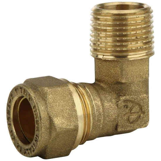 WELLWATER Winkelverschraubung, Messing 1 WELLWATER Winkelverschraubung, Messing