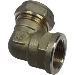 WELLWATER Winkelverschraubung, Messing, Innengewinde: 3/4"