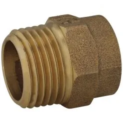 SANITOP-WINGENROTH Übergangsnippel, Rotguss