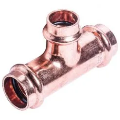 CORNAT Press-T-Stück, Kupfer