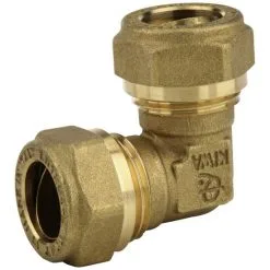 WELLWATER Klemmring-Winkel, Messing