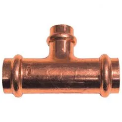 CORNAT Press-T-Stück, Kupfer