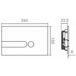 SANITOP-WINGENROTH Betätigungsplatte, Weiß -Sanitärinstallation Verkäufe unnamed file 355