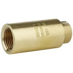 WELLWATER Hahnverlängerung, Messing, Innengewinde: 1/2"